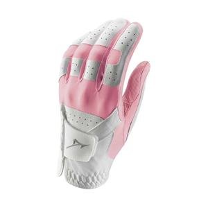 mizuno stretch golf handschuh damen lh white pink one size