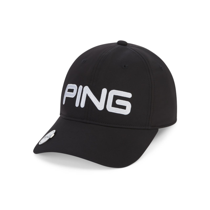 ping ball marker cap black