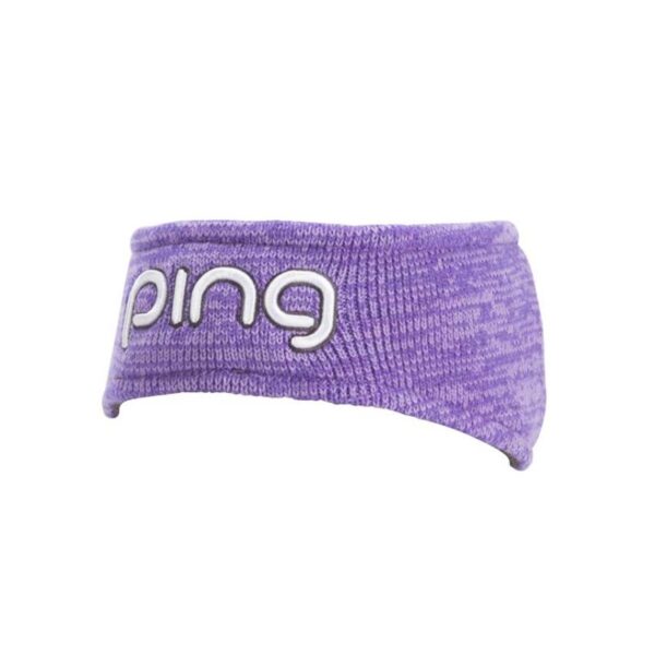 ping ladies knitted headband violett meliert