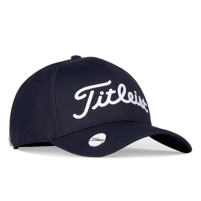 titleist junior players performance ball marker cap navy white one size