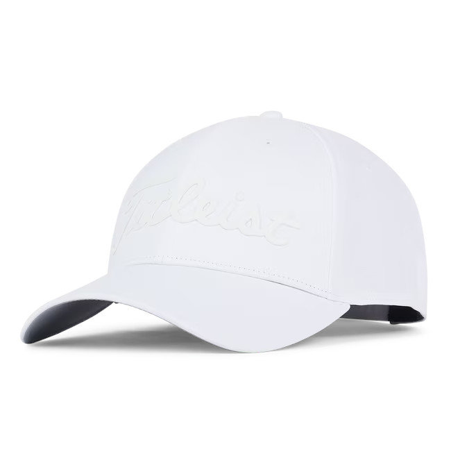 titleist players performance ball marker cap white white one size