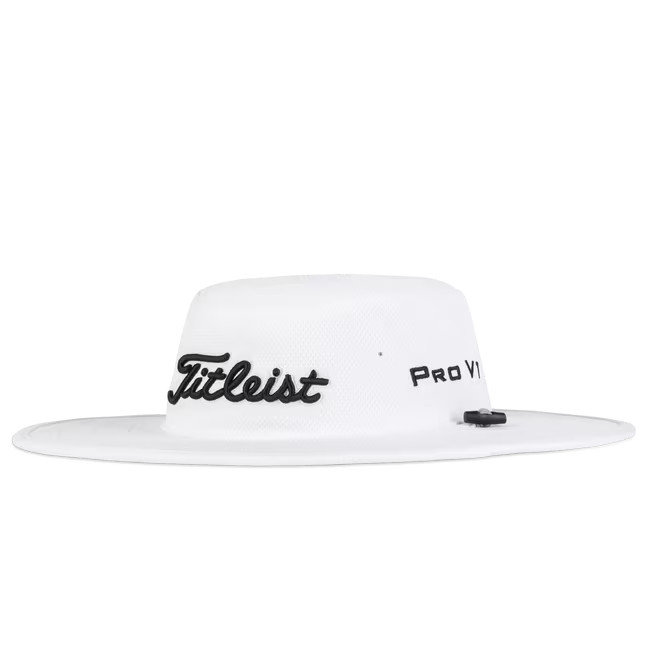 titleist tour aussie hat white black one size