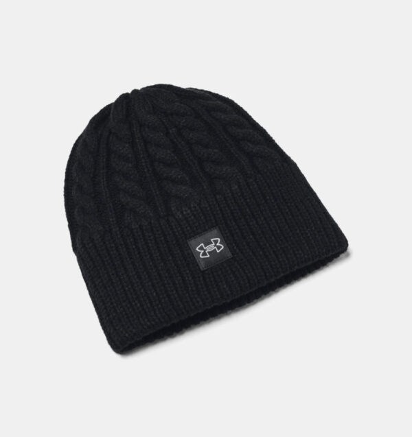 under armour halftime cable beanie damen black one size