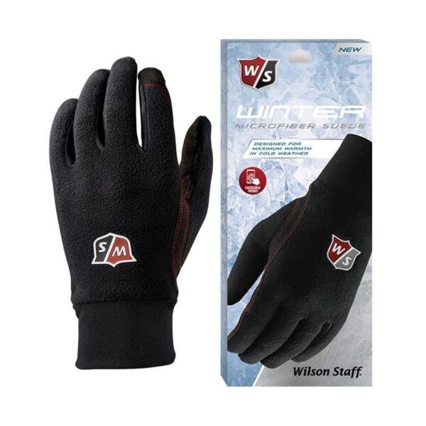 wilson staff winter handschuhe paar herren schwarz ml