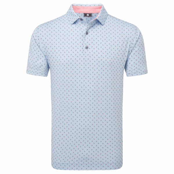 Footjoy Flower Bud Foulard Lisle Polo Herren