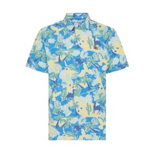 Original Penguin Golf SS ALL OVER IBIZA EARL Polo Herren