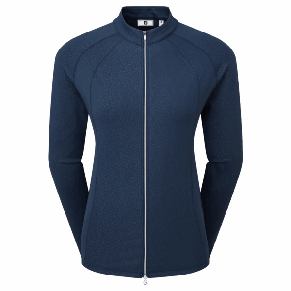 Footjoy Embossed Full-Zip Midlayer Damen