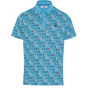 Orginal Penguin The Player All Over Print Polo Herren
