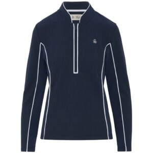 Original Penguin Golf Long Sleeve Textured 1/4 Zip Damen
