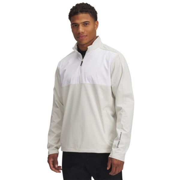 Under Armour UA Drive Wind 1/2-Zip Mid Layer Herren L beige/weiß