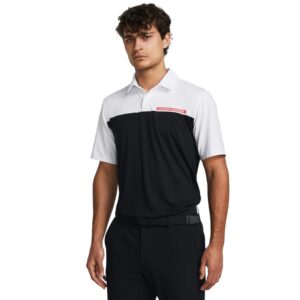 Under Armour Tee To Green Polo Herren S weiss/navy/lime