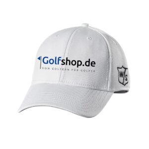 Wilson Staff Tour Cap Herren Golfshop.de Logo weiß weiß