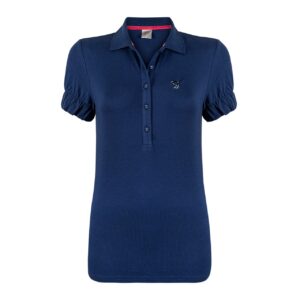 Golfsport ist erstaunlich faszinierend 3 Girls Golf Simply Navy Ruffels Polo Damen
