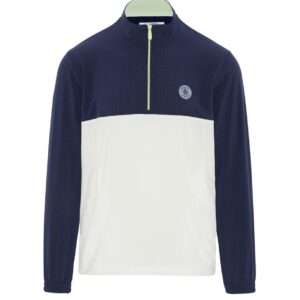 Original Penguin Lightweight 1/4 Zip Colour Block Golf Windbreaker Herren