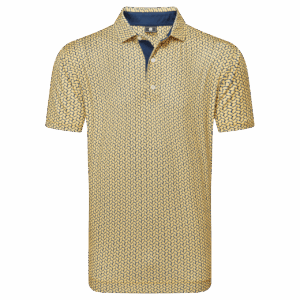 Footjoy Citrus Print Lisle Polo Herren
