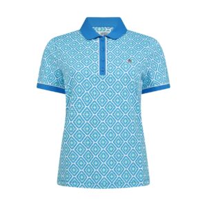 Original Penguin CAP Sleeve Printed Polo Damen