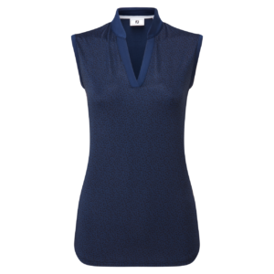 Footjoy Animal Print Sleeveless Lisle Shirt Damen