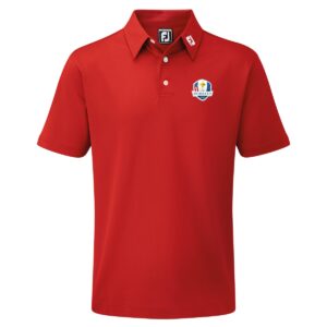 Footjoy Stretch Piqué Polo Herren - RyderCup 2025 Edition