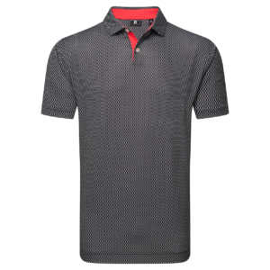 Footjoy Irongate Print Lisle Polo Herren