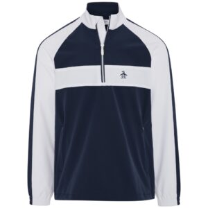 Original Penguin 1/4-Zip Colour Block Sweatshirt Herren