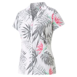 Puma x PTC Paradise Camp Shirt Damen XS weiß XS weiß XS weiß