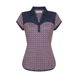 Original Penguin Cap Sleeve Sweetheart Polo Damen L navy L navy L navy L navy...